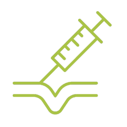 Lifestyle_Injection Icon showing injection